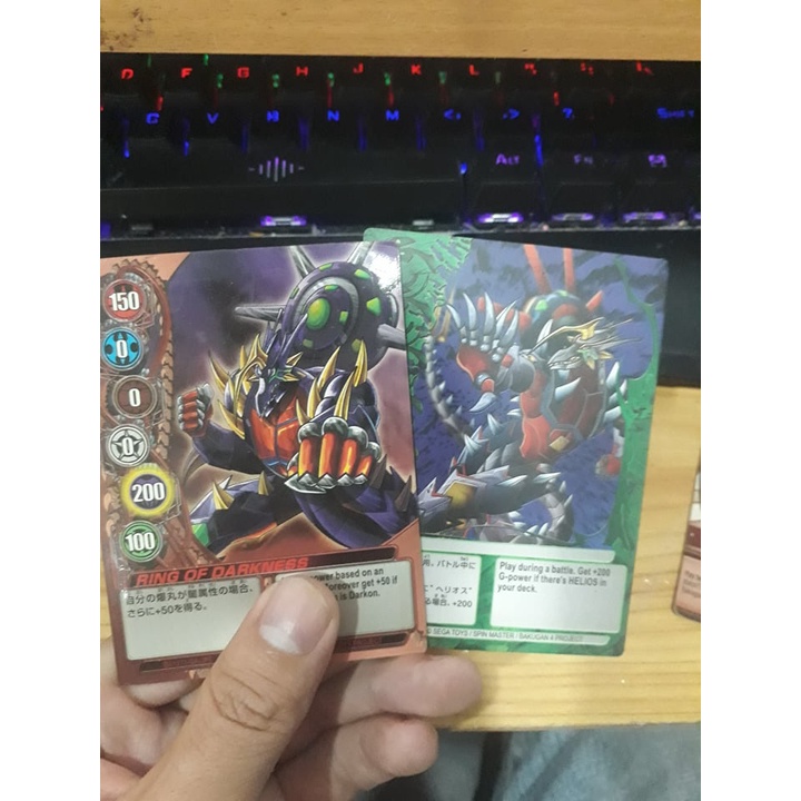 Đồ chơi bakugan thẻ cứng_thẻ sắt, gate nhân vật