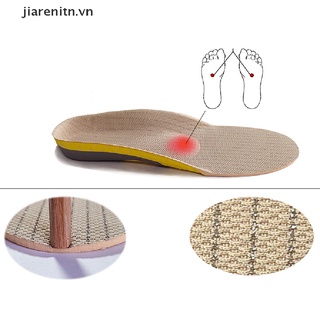 jiarenitn Premium Orthotic Gel Insoles Orthopedic Flat Foot Health Sole Pad For Shoes vn