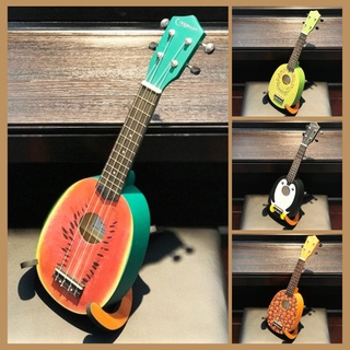 Đàn Ukulele Longteam | Tặng FULL Phụ Kiện | Voucher Giảm 100K | Size 21 Soprano | Chim Cánh Cụt Quả Dứa Kiwi Dưa Hấu