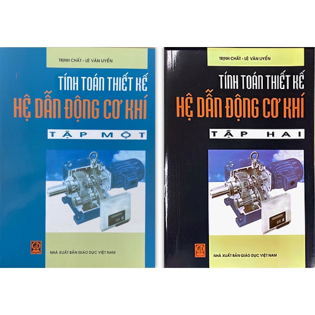 Sách - Combo Tính Toán Thiết Kế Hệ Dẫn Động Cơ Khí Tập 1 + Tập 2 (DN)