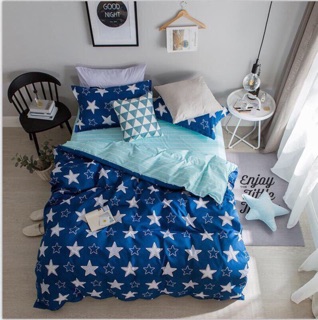 Set chăn ga gối poly nhập nguyên set