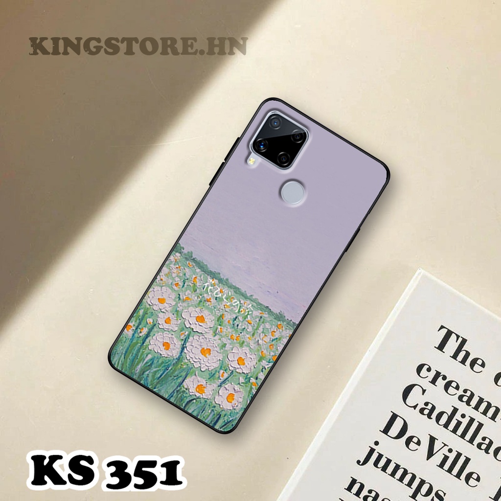 Ốp Lưng Oppo Realme C12- Realme C15 - Ốp Oppo in hình Cánh đồng hoa - Chất liệu TPU siêu bền