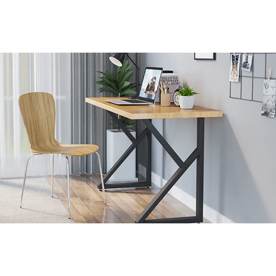 gỗ MDF vân gỗ sồi dày 17mm chân sắt chắc chắn
