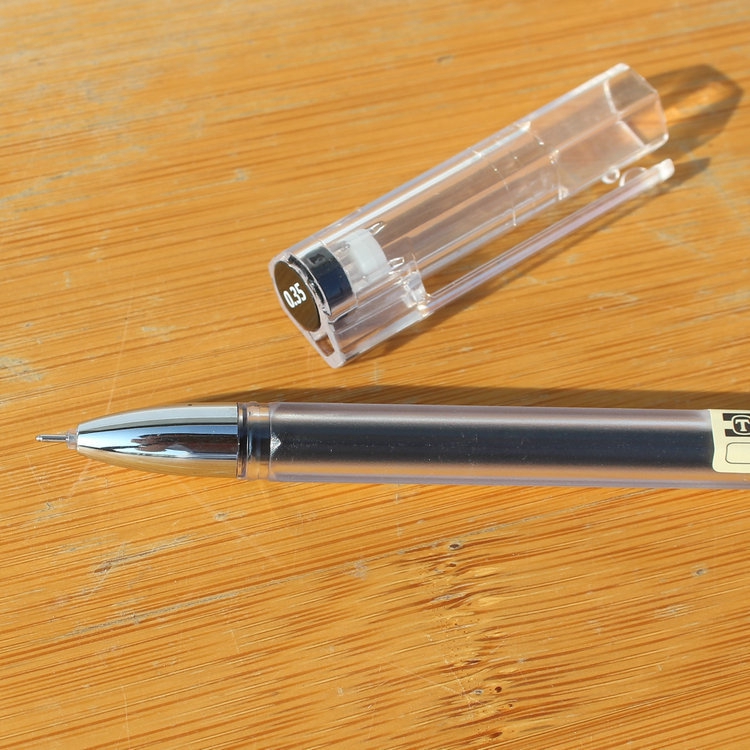 Bộ 6 Ruột Bút Mực Đen Kiểu MUJI Sáng Tạo