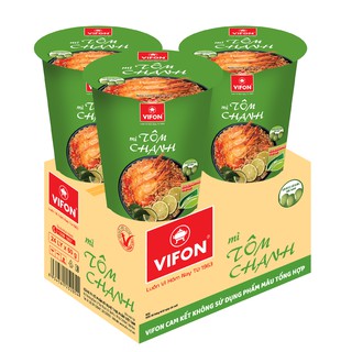Mì Ngon Ngon Tôm Chanh 60g thùng 24 ly