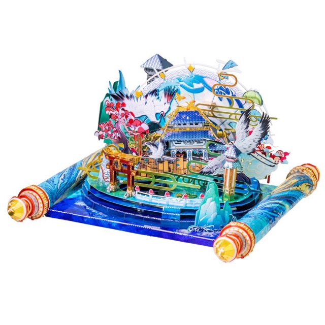📌 Mô hình lắp ghép kim loại 3d Tiên Cảnh Trung Hoa Vân Mộng Cốc
