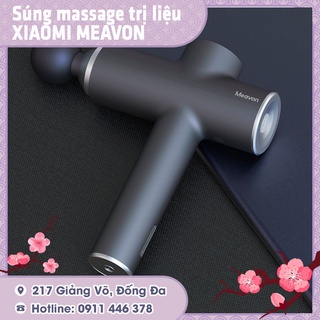 Súng massage trị liệu đau nhức giảm căng cơ xiaomi meavon fascia gun - hàng chính hãng