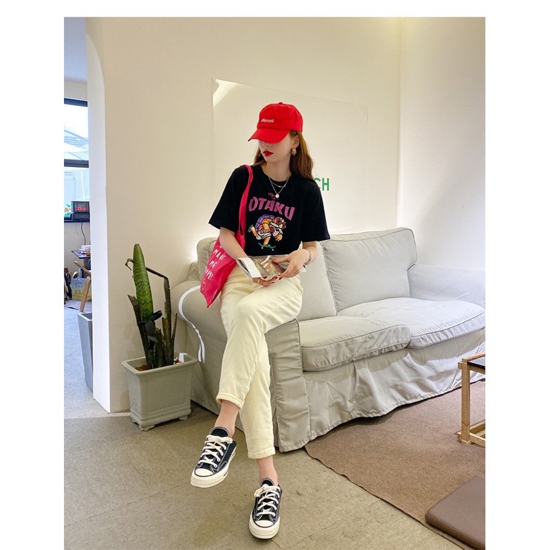 ÁO THUN NỮ IN HÌNH CHỮ OTAKU