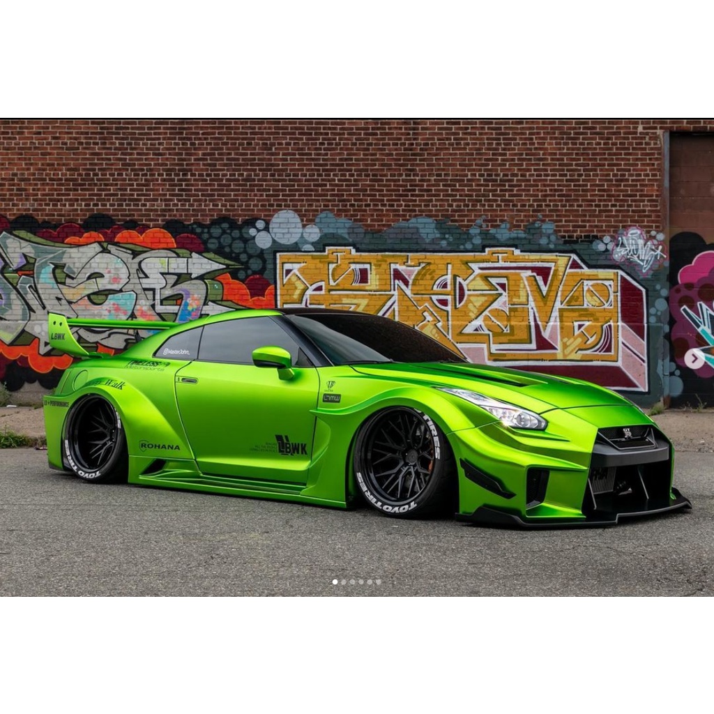 Decal nước Liberty Walk LB Silhouette WORKS GT-R R35 cho xe mô hình 1:64