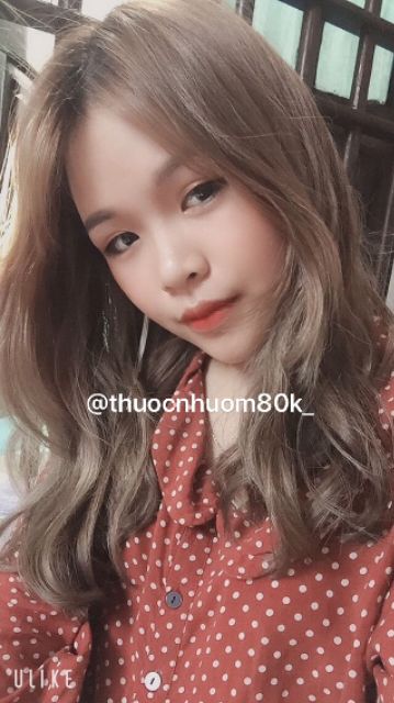 NÂU LẠNH ÁNH KHÓI ( Nâu khói không tẩy) tặng kèm oxy trợ dưỡng , găng tay | BigBuy360 - bigbuy360.vn