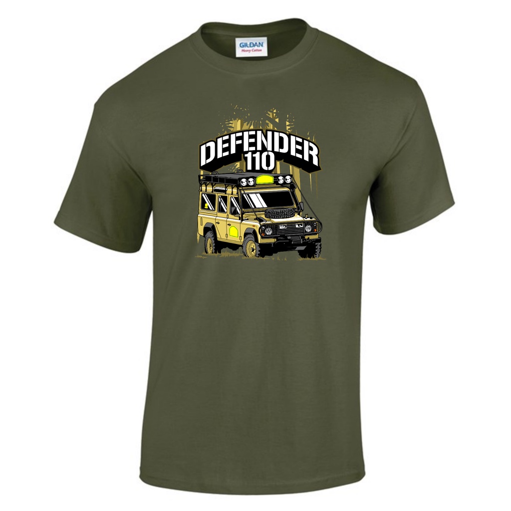 Áo thun Land Rover Defender 110 Camel Trophy Rally