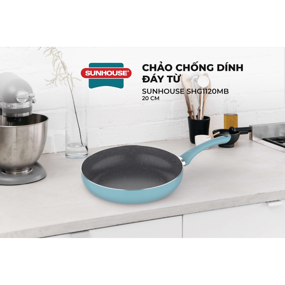 [Mã LIFEHL25 giảm 10% đơn350K] Chảo chống dính đáy từ Sunhouse SHG1120-24-26-28MB