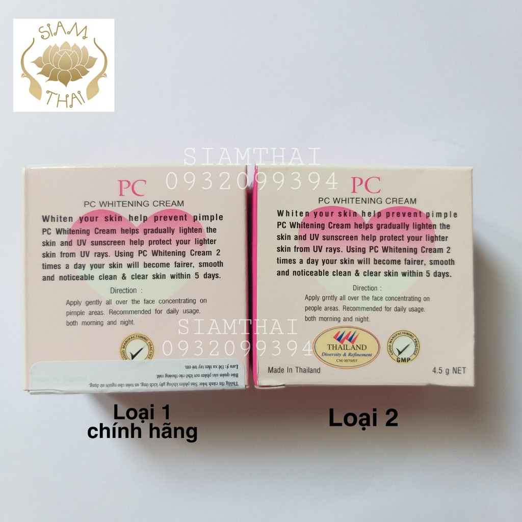 Kem Dưỡng Trắng Da Mặt PC 4,5 gr | BigBuy360 - bigbuy360.vn