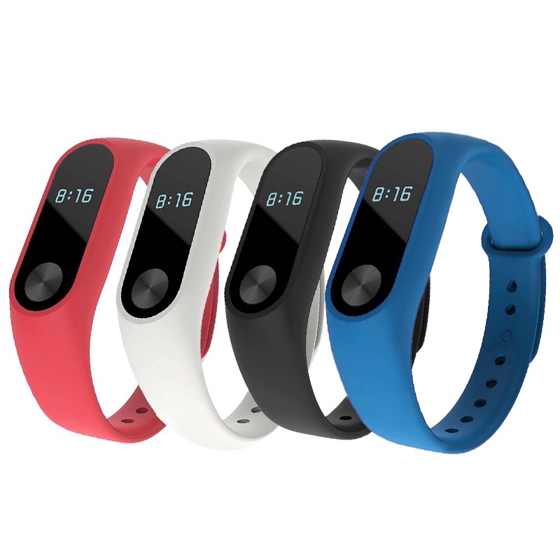 Dây silicon thay thế cho dây đồng hồ thông minh Xiaomi mi band 2 3 4 5