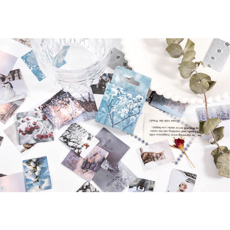 Bộ 46 Sticker Băng Tuyết Tuyệt Đẹo E111