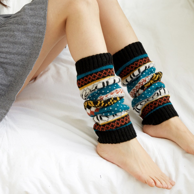 Youyo Vớ Ống Chân Dệt Kim Giữ Ấm Mùa Đông Thời Trang Cho Nữ