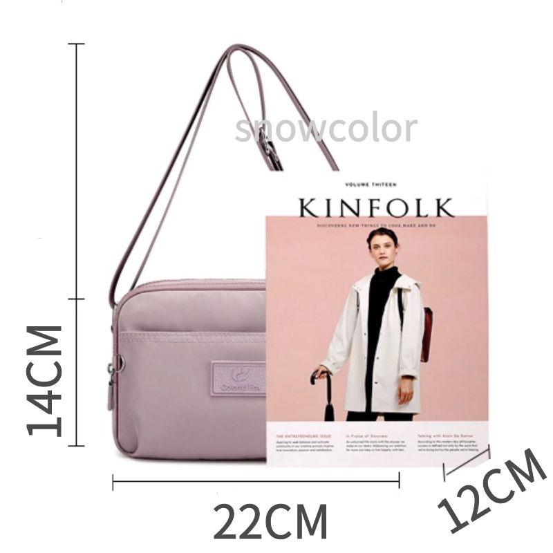 Túi Xách Đeo Chéo Canvas Chống Nước Phong Cách Hàn Quốc Beg Tangan Wanita Murah Cantik Cho Nữ Beg Silang Perempuan