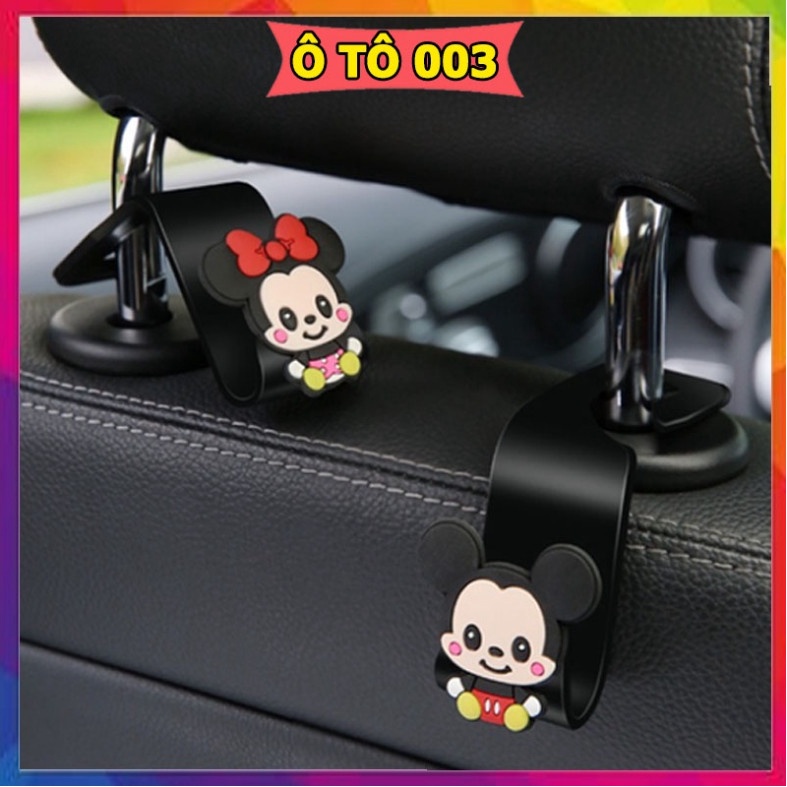 Móc treo đồ ô tô gài sau ghế kiêm giá đỡ