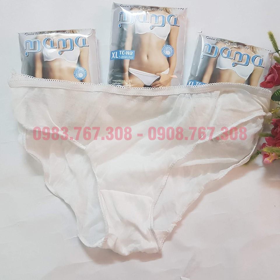 Bịch 5 Chiếc Quần Lót Giấy Cotton Tiện Lợi Đi Du Lịch, Cho Mẹ Sau Sinh - Chất đẹp - 8936095880079