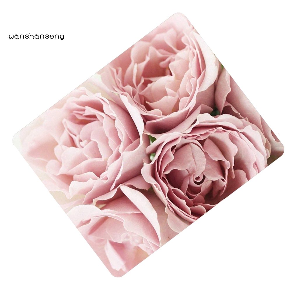 Tấm Lót Chuột Hình Chữ Nhật Mềm Mại Chống Trượt In Họa Tiết Hoa | BigBuy360 - bigbuy360.vn