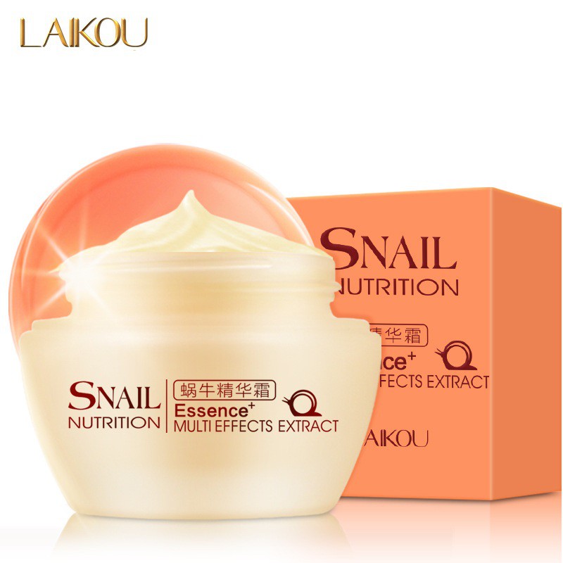 Kem dưỡng trắng da ốc sên Snail Nutrition Essence+ Laikou trẻ hóa giúp da mịn màng -Z149-E3T2