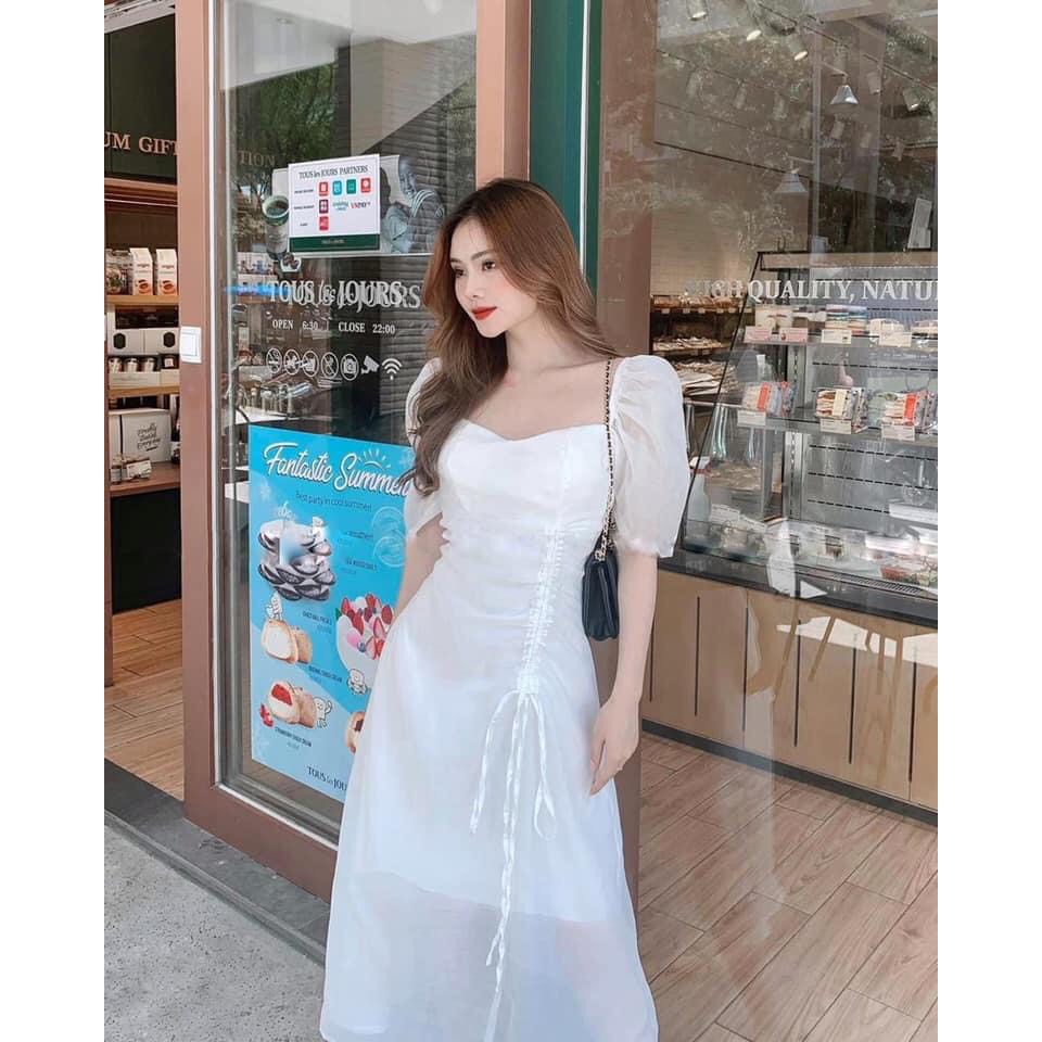 Váy Dự Tiệc Váy Thiết Kế Chất Lụa Xốp Thái Siêu Đẹp Hanaki HNK0025 | BigBuy360 - bigbuy360.vn