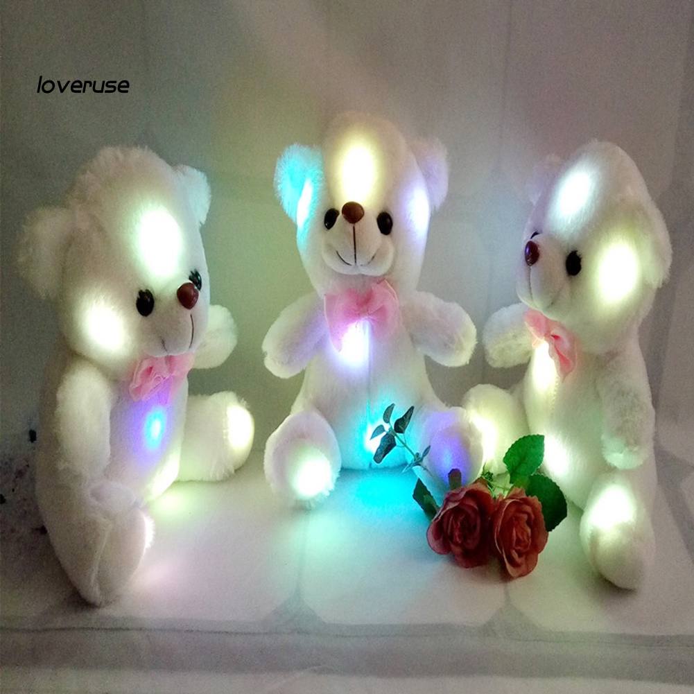 Gấu Nhồi Bông Mềm Mại Có Nhạc Và Đèn LED Dành Cho Bé