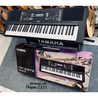 Đàn organ Yamaha PSR E373 61 phím màu đen