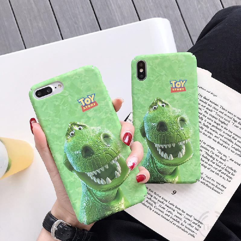 Ốp lưng in hình khủng long xanh Toy Story dễ thương cho iPhone