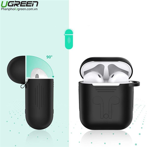 Hộp bảo vệ Airpods Ugreen 50867 chất liệu Silicone cao cấp - Hapu Shop