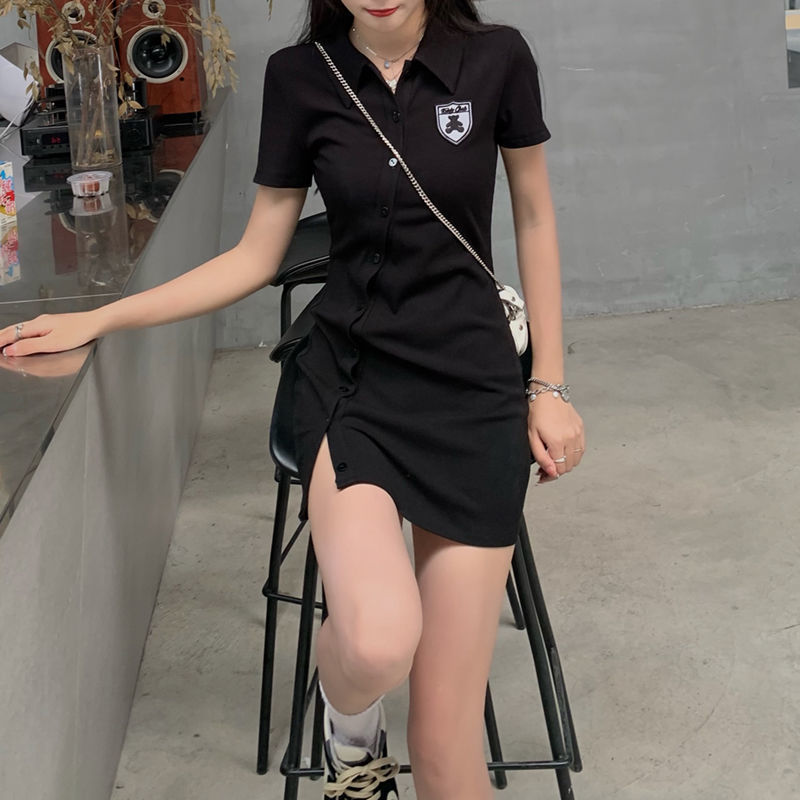 Đầm Polo Ngắn Tay Xinh Xắn Theo Phong Cách Hàn Quốc Dành Cho Nữ