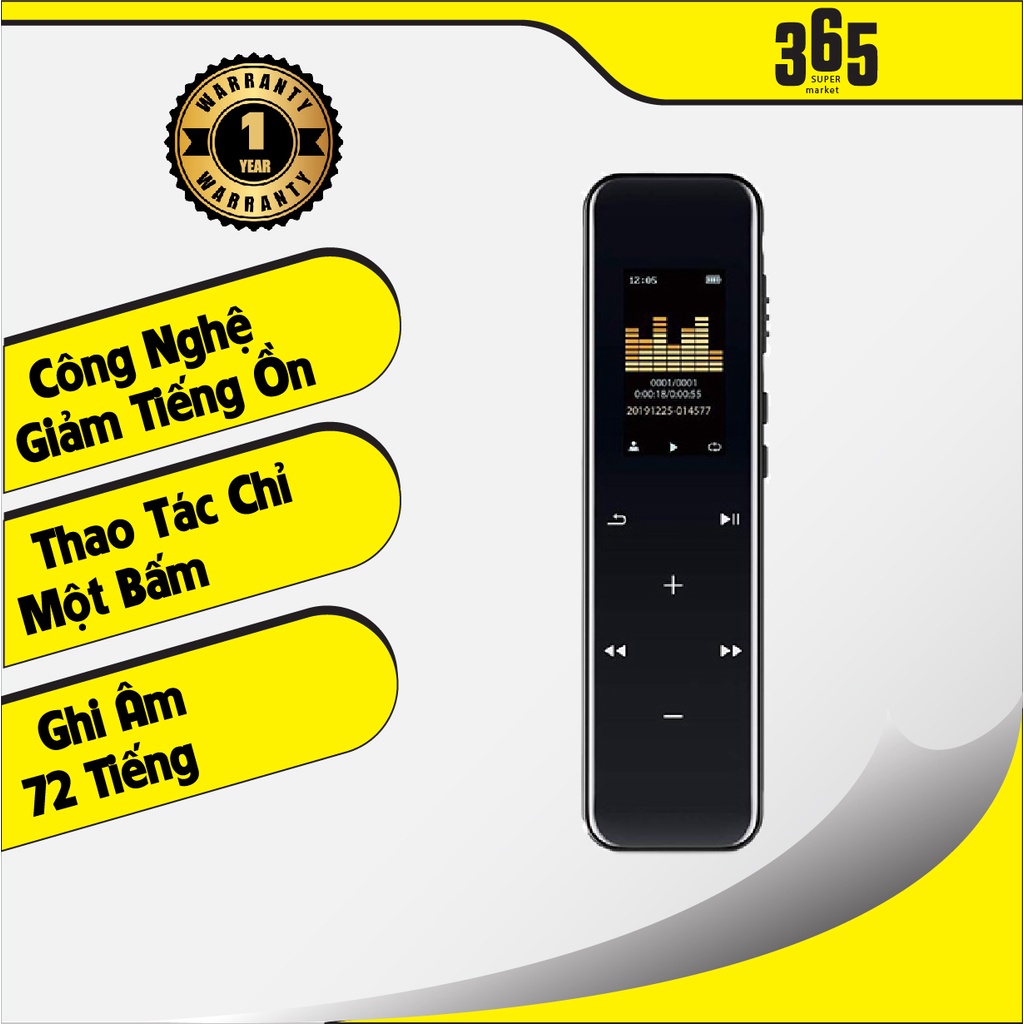 Máy Ghi Âm JVJ J115 16G Siêu Mỏng - Bảo Hành 12 tháng chính hãng .