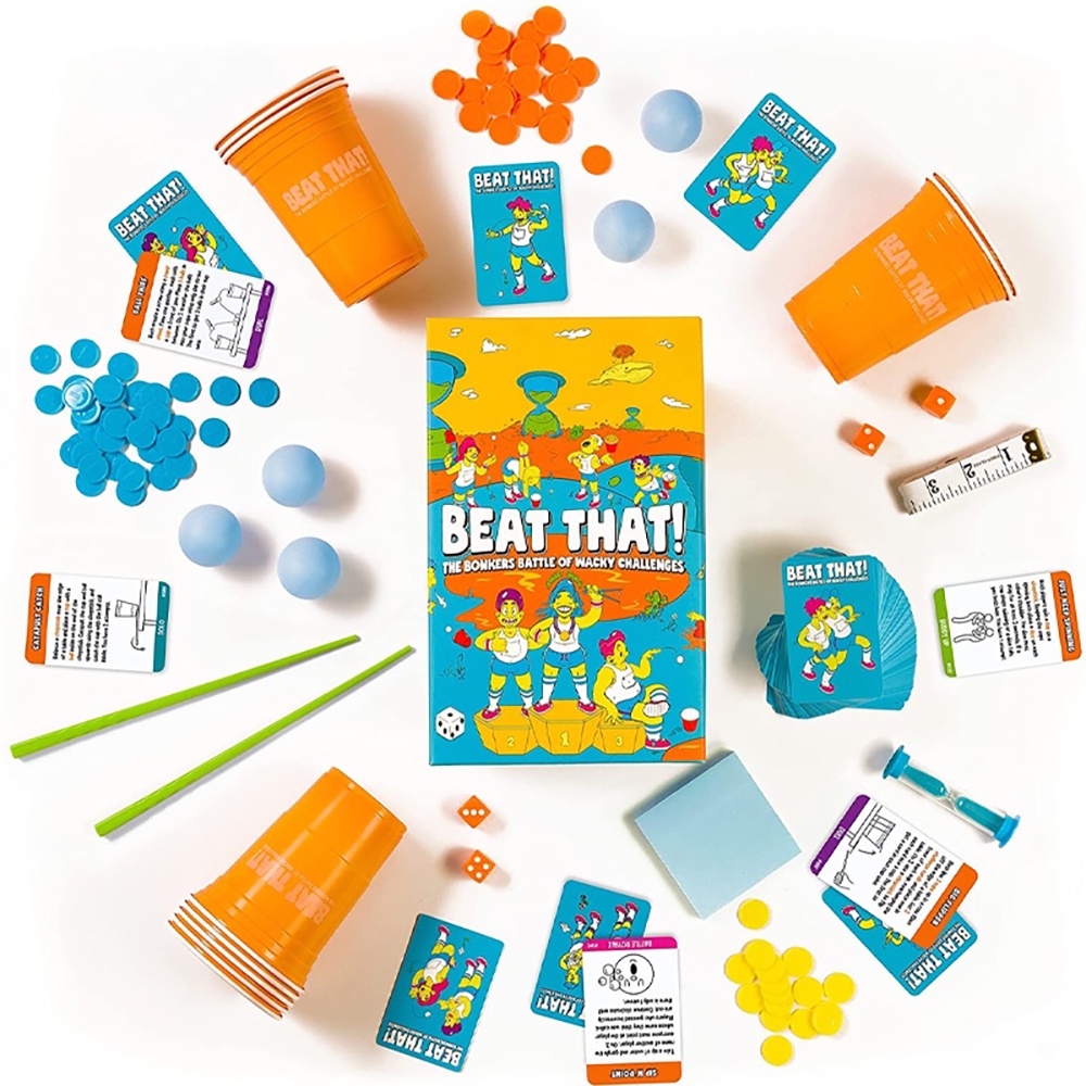 Bộ Trò Chơi Board Game Beat That! - The Bonkers Battle of Wacky Challenges BG30
