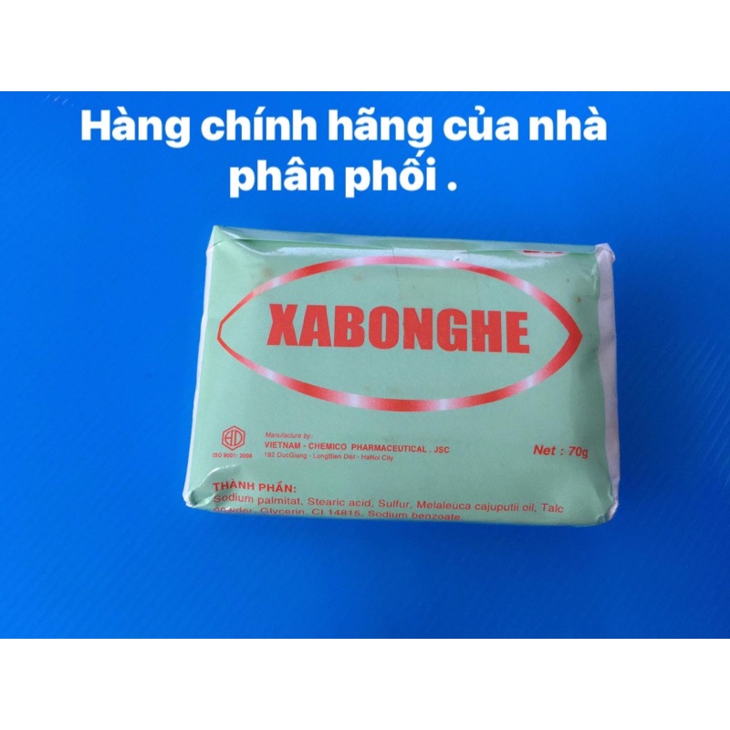 xabonghe tắm hết cái ghẻ ngứa.cục 70g.