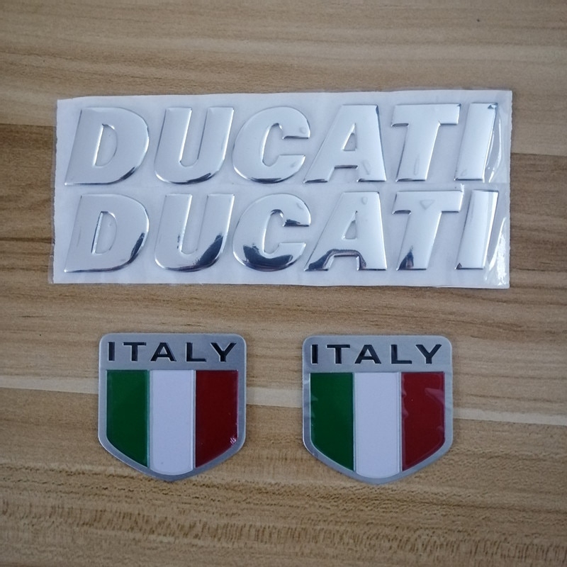 Miếng Dán logo Trang Trí Xe Mô Tô ducati monster italy 795 796 821 696 900 700 695 1100 1098 1198 1200