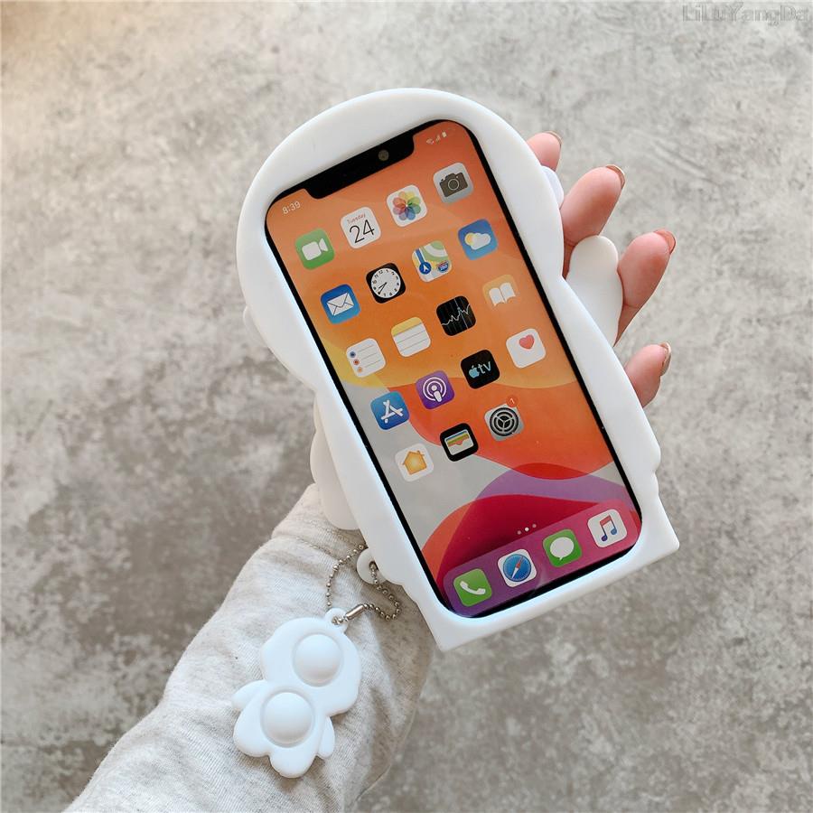 Ốp điện thoại silicon dẻo họa tiết hoạt hình Doremon/ phi hành gia cho IPHONE 6 6S 7 8 PLUS X XR XS 11 12 13 PRO MAX SE 2020