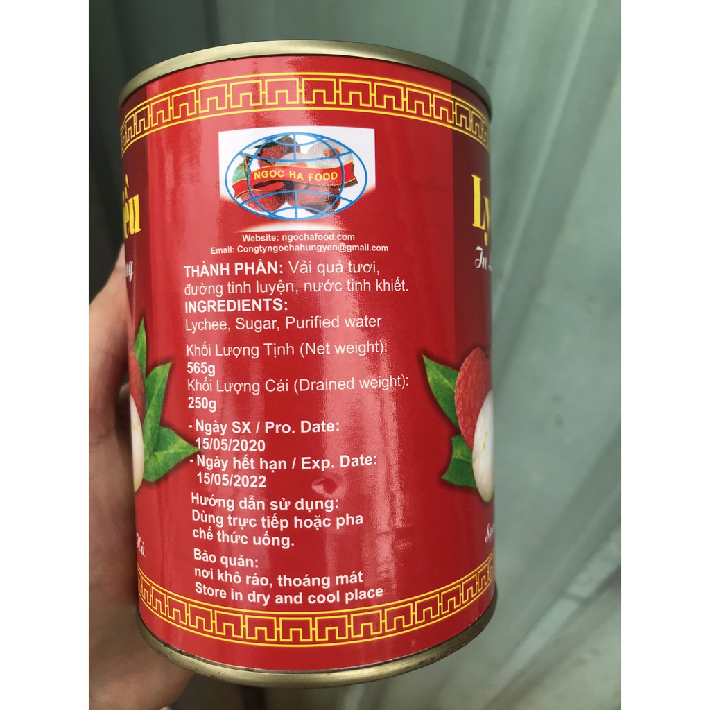 Vải Thiều Nước đường Thanh Hà 565g