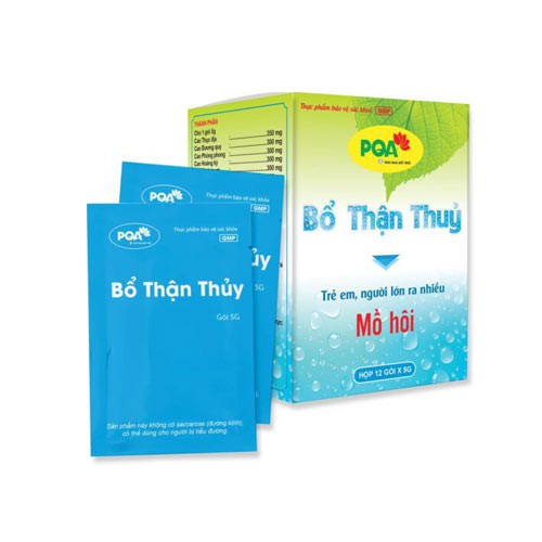 CỐM BỔ THẬN THỦY PQA người lớn, trẻ em ra nhiều mồ hôi, dùng an toàn cho người tiểu đường