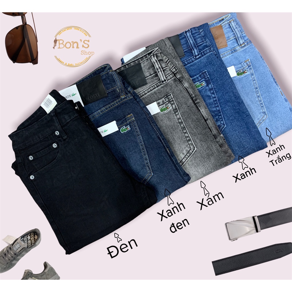 Quần Jeans Nam Cao Cấp, co dãn  NHIỀU MẪU HOT.Mẫu Lacoste ( Hàng Đẹp Chất lượng tốt) | BigBuy360 - bigbuy360.vn