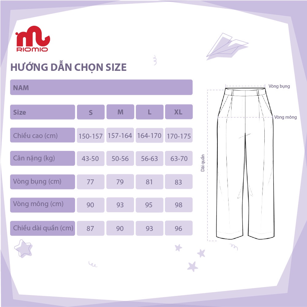 Quần Jean Baggy Nam RIOMIO rộng rãi, thoải mái - RM018