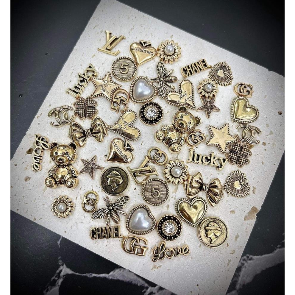 Set charm đồng trang trí móng tay
