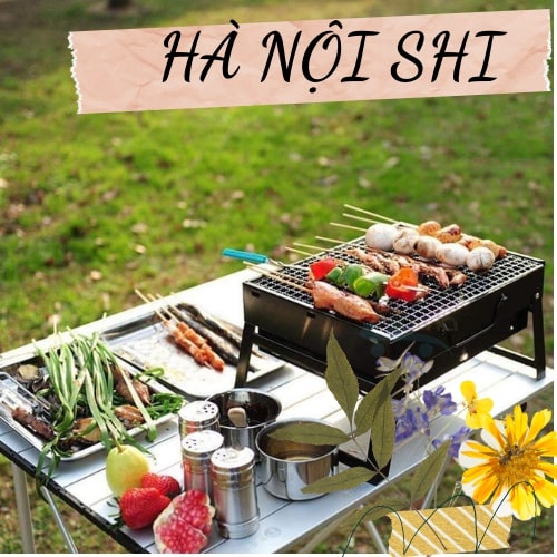 Bếp nướng than hoa BBQ ngoài trời cao cấp