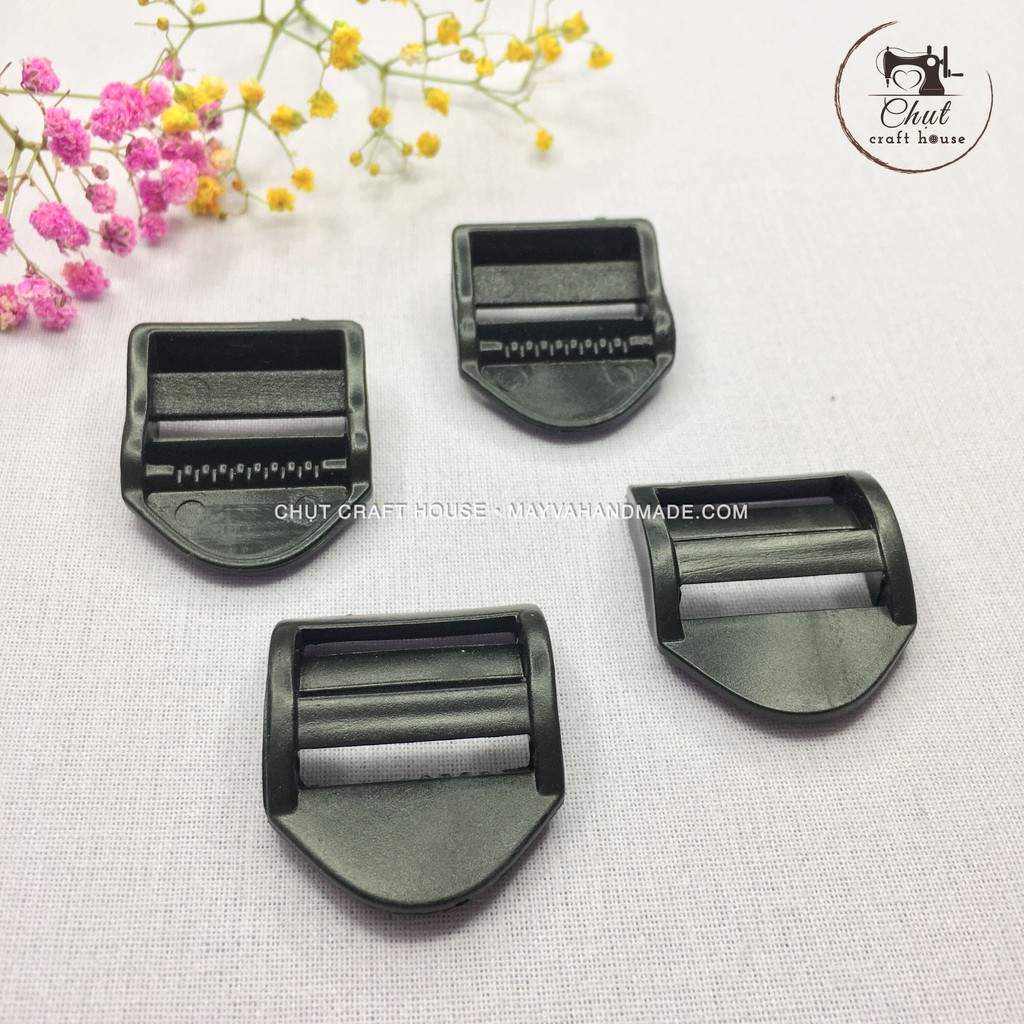 Chỉnh dây nhựa dùng cho Balo, túi, cặp, mũ bảo hiểm
