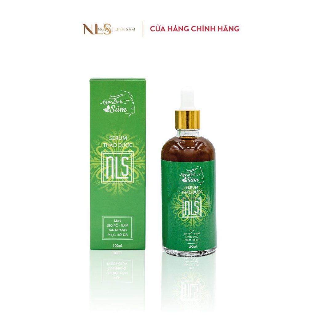 Serum TÁI TẠO THẢO DƯỢC NLS Loại bỏ Mụn - Nám - Tàn Nhang 100ml