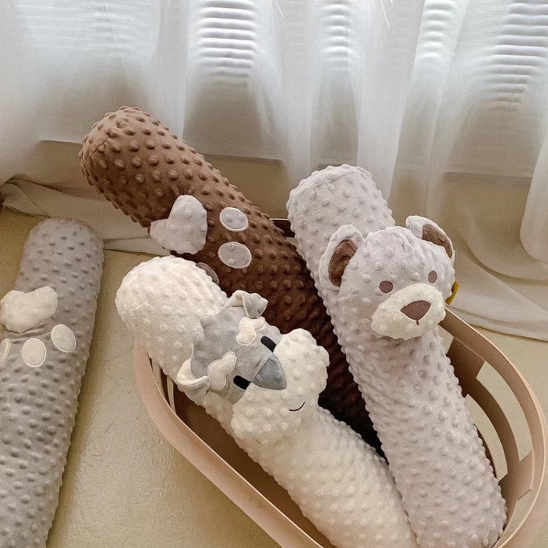 Gối ôm cho bé, có thể làm tựa cổ 2 trong 1, Chất liệu cotton đậu lành an toàn cho sức khỏe SHOP VŨ THỊ THƠM