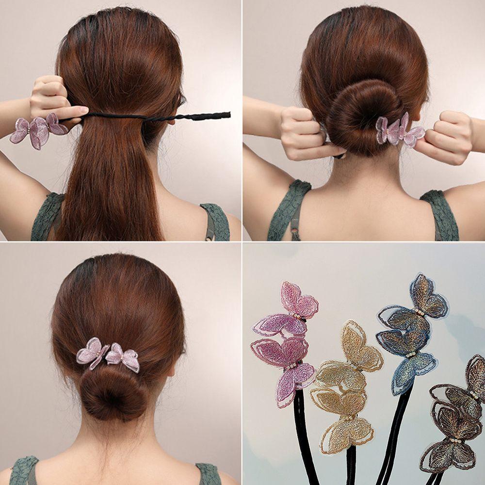 NIUYOU Kẹp Tóc Tạo Kiểu Búi Tóc Thời Trang Cho Nữ