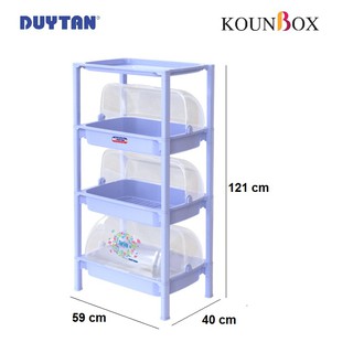 Kệ Chén Nhựa Có Nắp 3 Ngăn Duy Tân size lớnThiết Kế Gọn Nhẹ , Tháo Lắp Dễ Dàng