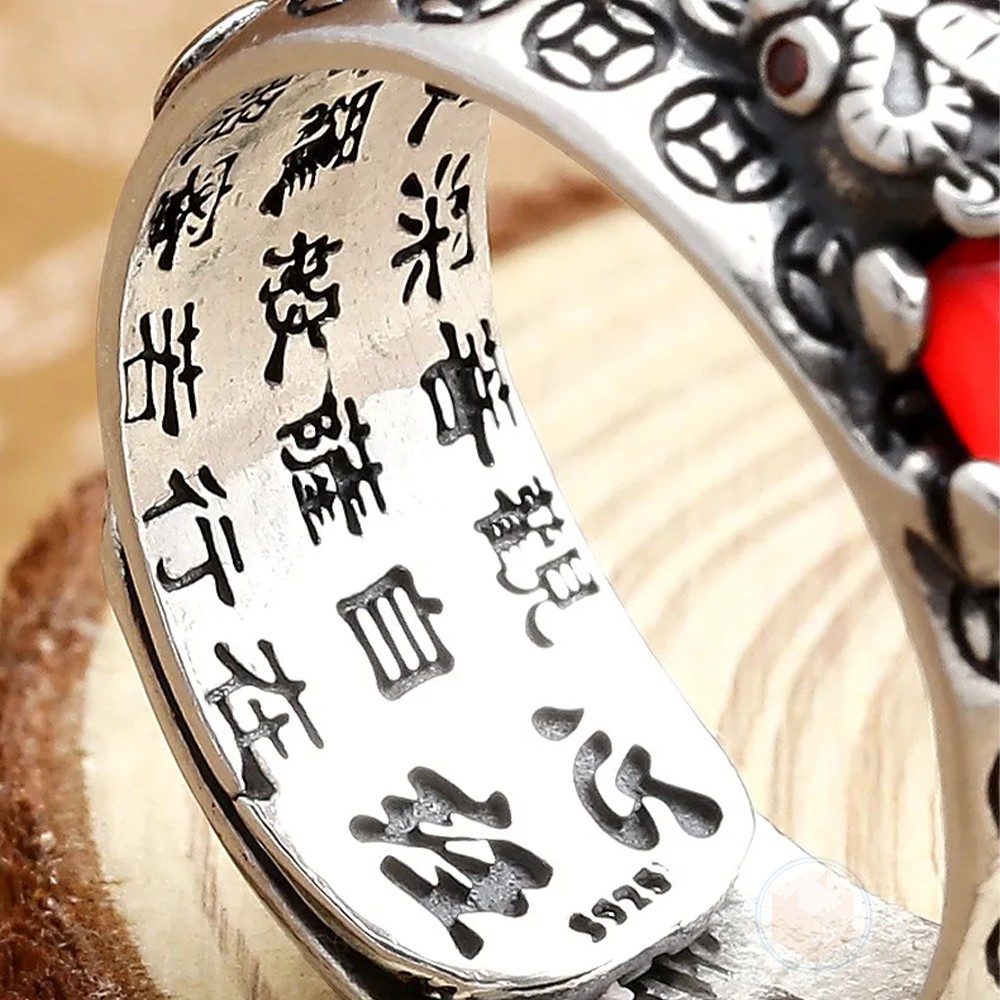 Nhẫn đeo tay kim loại đính đá thời trang vintage cho nam nữ
