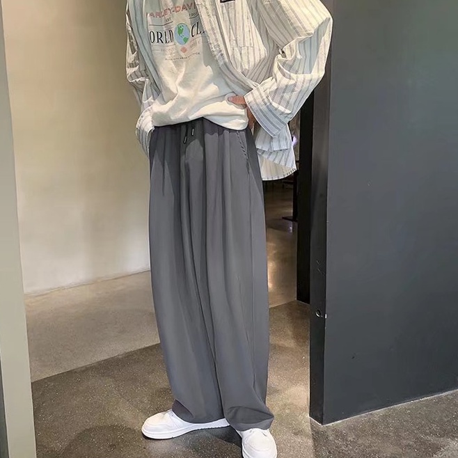 Quần ống rộng Thời Trang Xu Hướng Hàn Quốc Cho Nam
