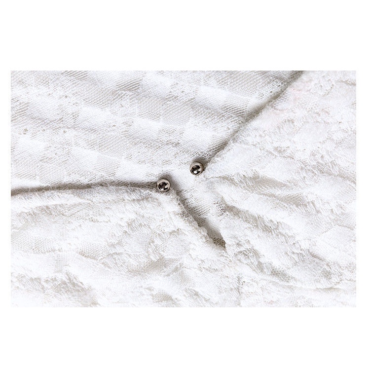 Áo Kiểu Tay Dài Cổ Vuông Phối Ren Hoa Phong Cách Âu Mỹ Thời Trang Xuân Thu Cho Nữ | BigBuy360 - bigbuy360.vn